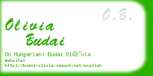 olivia budai business card